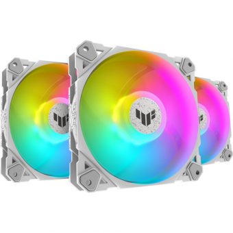 Asus TUF Gaming TF120 ARGB Triple Pack with ARGB Controller White Edition 90DA0033-B09030