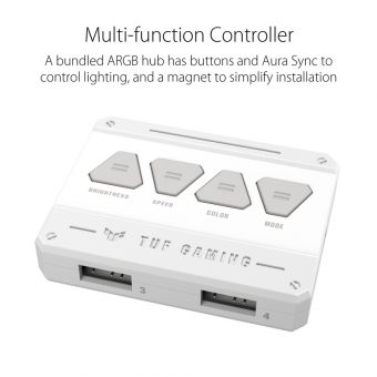 Asus TUF Gaming TF120 ARGB Triple Pack with ARGB Controller White Edition 90DA0033-B09030 - Image 9