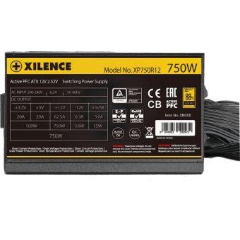 Xilence Gaming Series XP750R12 ARGB 750W 120cm Fan Non Modular 80+ Gold XN335 - Image 4