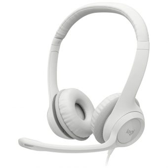 Logitech H390 Wired Headset White 981-001286