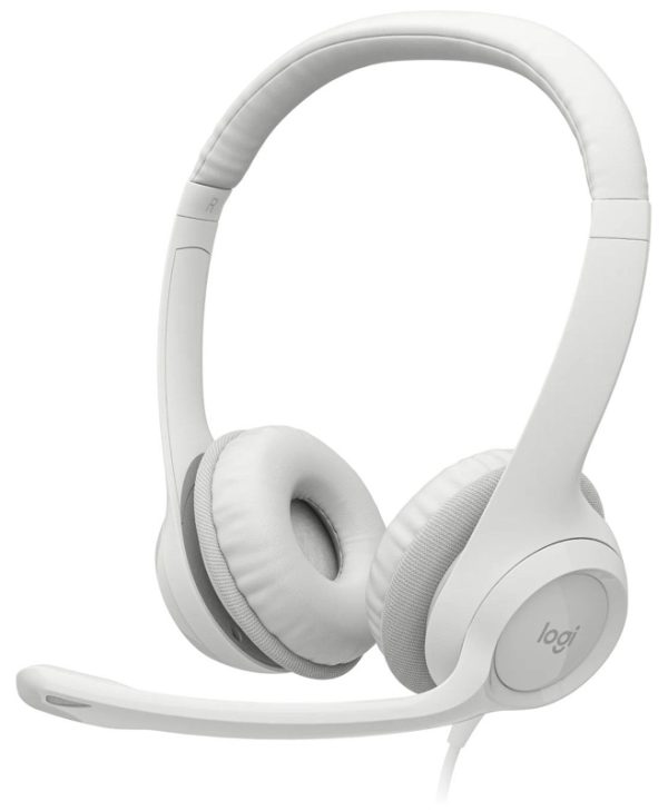 Logitech H390 Wired Headset White 981-001286