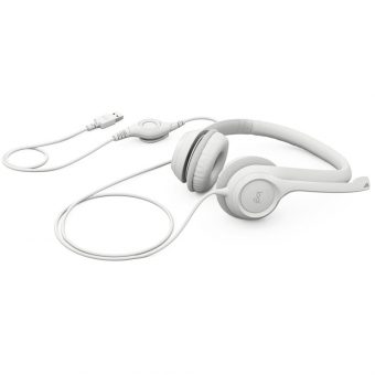 Logitech H390 Wired Headset White 981-001286 - Image 2