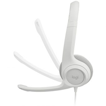 Logitech H390 Wired Headset White 981-001286 - Image 4