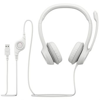 Logitech H390 Wired Headset White 981-001286 - Image 5