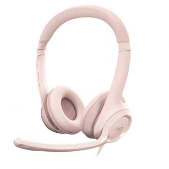 Logitech H390 Wired Headset Rose 981-001281