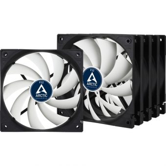 Arctic F12 3pin 12cm Fan Valuepack 5pcs Black ACFAN00248A