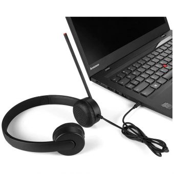 Lenovo Essential Stereo Analog Headset 4XD0K25030 - Image 3