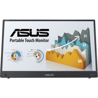 Asus ZenScreen MB16AHT 15.6" FHD IPS 6-bit Ultra-slim Touch Portable Monitor Black 90LM0890-B01170