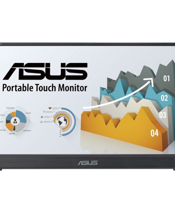 Asus ZenScreen MB16AHT 15.6" FHD IPS 6-bit Ultra-slim Touch Portable Monitor Black 90LM0890-B01170