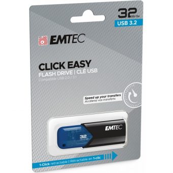 Emtec B110 Click Easy 3.2 32GB USB-A Blue ECMMD32GB113 - Image 3