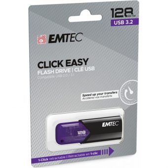 Emtec B110 Click Easy 3.2 128GB USB-A Purple ECMMD128GB113 - Image 3