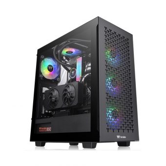Thermaltake V350 TG ARGB Air Tempered Glass Mid Tower Black CA-1S3-00M1WN-03