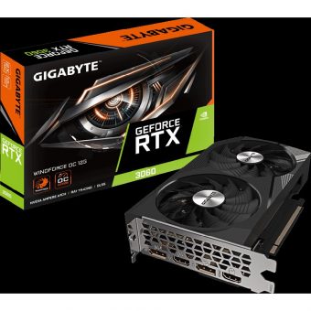 Gigabyte GeForce RTX 3060 Windforce OC (rev. 2.0) 12GB GDDR6 GV-N3060WF2OC-12GD 2.0