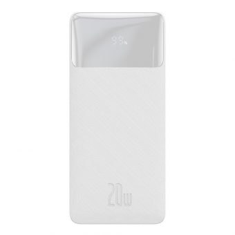 Baseus Bipow Overseas Edition Power Bank 10000mAh 20W White PPBD050502