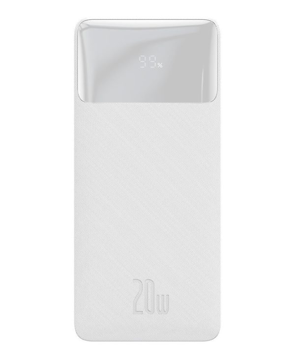 Baseus Bipow Overseas Edition Power Bank 10000mAh 20W White PPBD050502