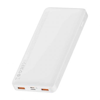 Baseus Bipow Overseas Edition Power Bank 10000mAh 20W White PPBD050502 - Image 2