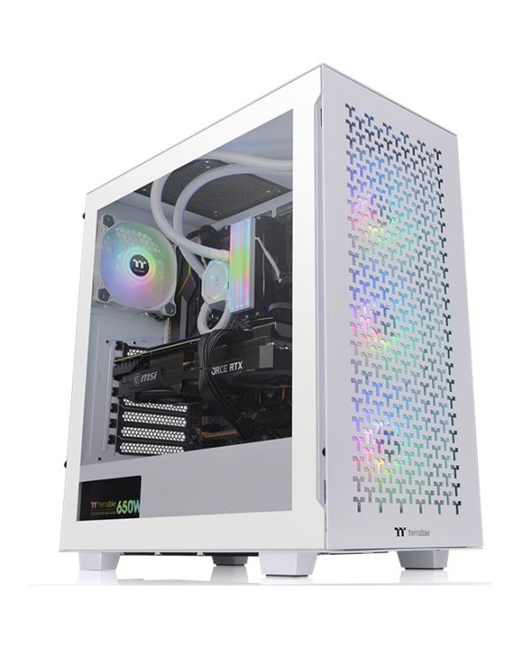 Thermaltake V350 TG ARGB Midi Tower Air Snow Edition White CA-1S3-00M6WN-03