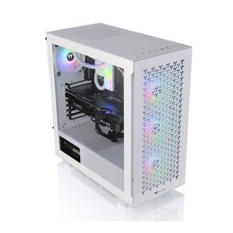 Thermaltake V350 TG ARGB Midi Tower Air Snow Edition White CA-1S3-00M6WN-03 - Image 2