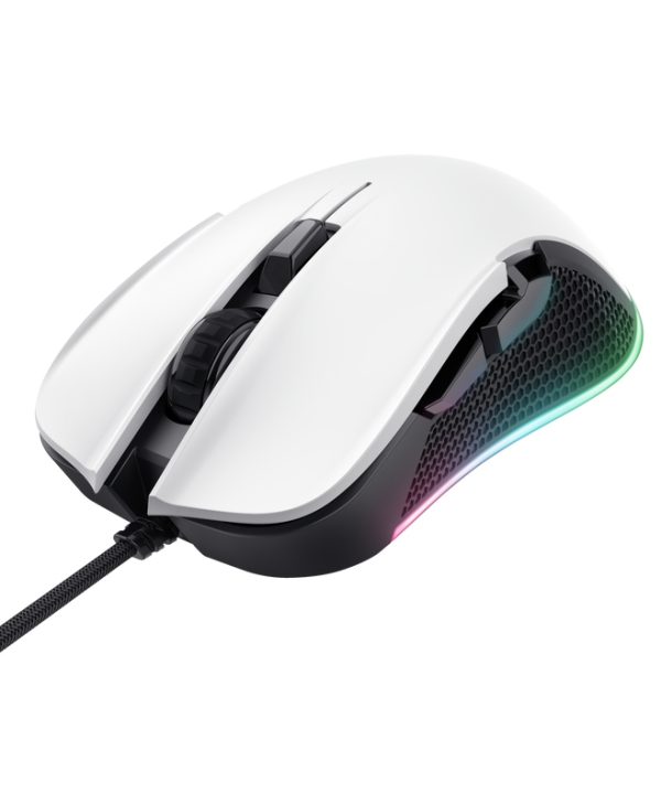 Trust GXT 922 Ybar Illuminated Gaming Mouse White 24730