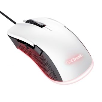 Trust GXT 922 Ybar Illuminated Gaming Mouse White 24730 - Image 2