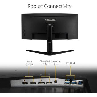 Asus TUF VG34VQL1B 34.0" UWQHD VA 165Hz Curved Gaming Monitor Black 90LM06F0-B01170 - Image 7