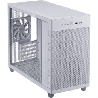 Asus Prime AP201 Mini Tower Tempered Glass White 90DC00G3-B39010 - Image 3
