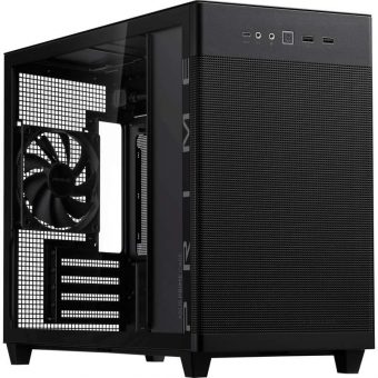 Asus Prime AP201 Mini Tower Tempered Glass Black 90DC00G0-B39010