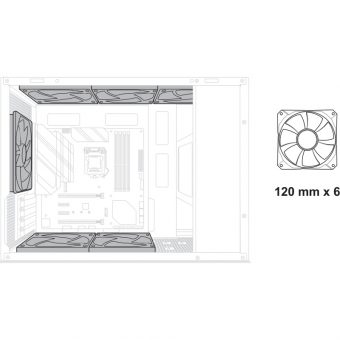Asus Prime AP201 Mini Tower Tempered Glass Black 90DC00G0-B39010 - Image 12