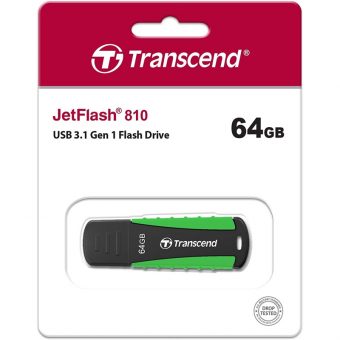 Transcend JetFlash 810 64GB USB-A 3.1 Black TS64GJF810 - Image 2