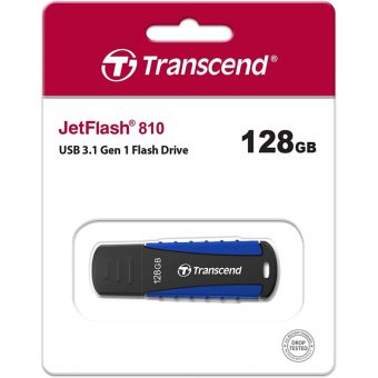 Transcend JetFlash 810 128GB USB-A 3.1 Black TS128GJF810 - Image 2