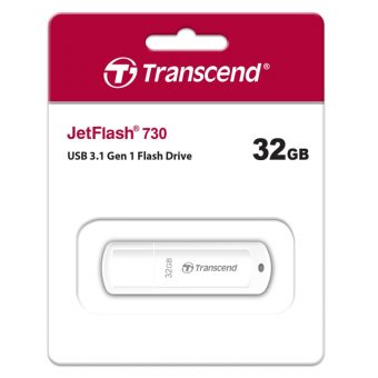 Transcend JetFlash 730 32GB USB-A 3.1 White TS32GJF730 - Image 2