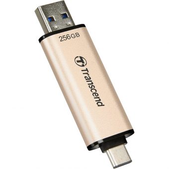 Transcend JetFlash 930c Dual 256GB USB-A/C 3.2 Gold TS256GJF930C