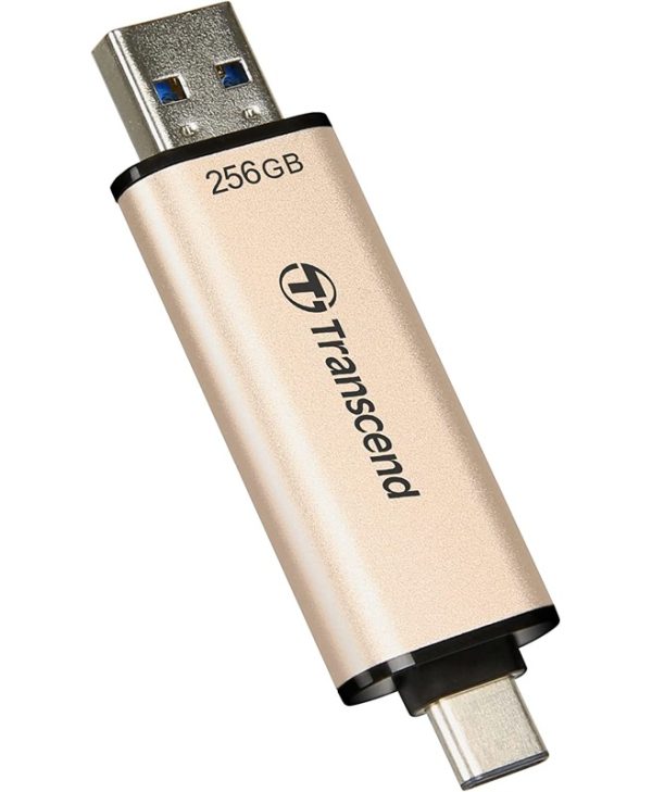 Transcend JetFlash 930c Dual 256GB USB-A/C 3.2 Gold TS256GJF930C