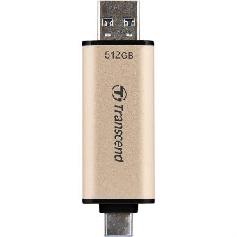 Transcend JetFlash 930c Dual 512GB USB-A/C 3.2 Gold TS512GJF930C