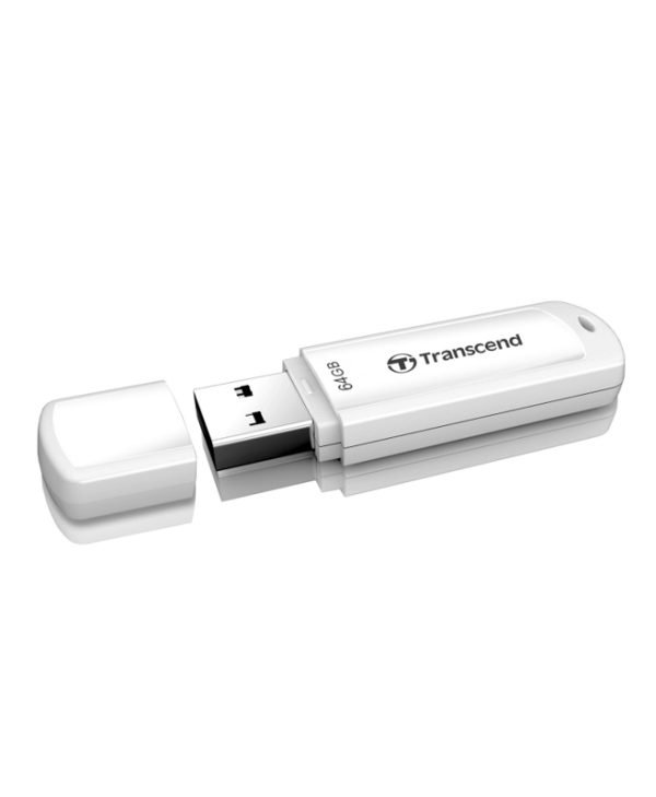Transcend JetFlash 730 64GB USB-A 3.1 White TS64GJF730