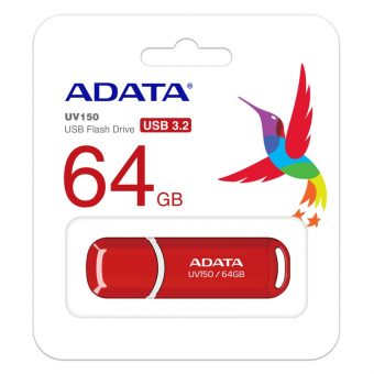 Adata UV150 64GB USB-A 3.2 Red AUV150-64G-RRD - Image 2