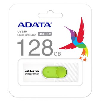 Adata UV320 128GB USB-A 3.2 White AUV320-128G-RWHGN - Image 2