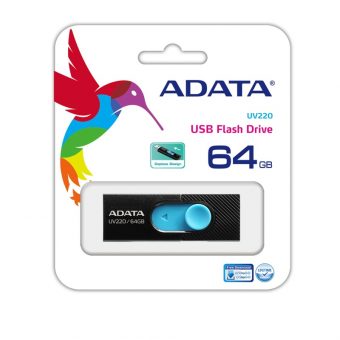 Adata UV220 64GB USB-A 2.0 Black AUV220-64G-RBKBL - Image 2