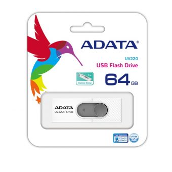 Adata UV220 64GB USB-A 2.0 White AUV220-64G-RWHGY - Image 2