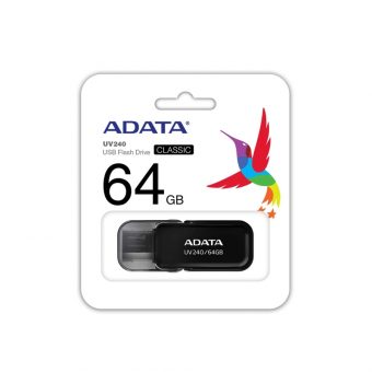 Adata UV240 64GB USB-A 2.0  Black AUV240-64G-RBK - Image 2