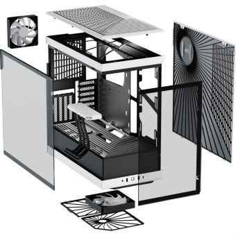 Hyte Y40 Midi Tower Tempered Glass White/Black CS-HYTE-Y40-BW - Image 7