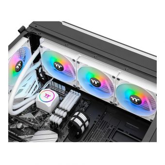 Thermaltake TH420 ARGB Sync AIO Liquid Cooler Snow Edition CL-W369-PL14SW-A - Image 4