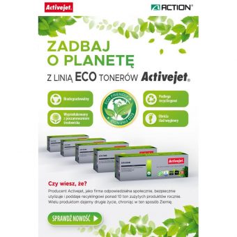 Activejet ATH-36NB BIO ECo Toner for HP 36A CB436A and Canon CRG-713 Black 2K Pgs - Image 2