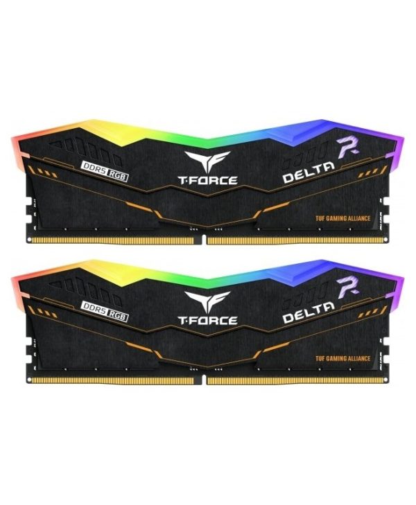 TeamGroup T-Force Delta TUF RGB 32GB (2 x 16GB) 6000MHz CL38 DDR5 Black FF5D532G6000HC38ADC01