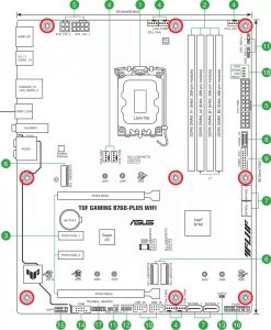 Asus TUF Gaming B760-PLUS WIFI 90MB1ER0-M0EAY0 - Image 8