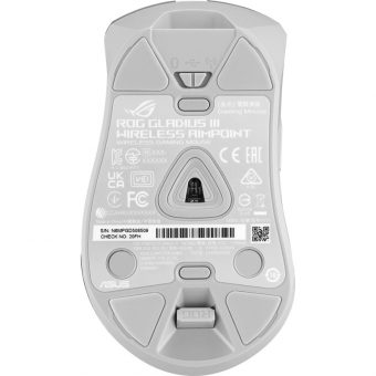Asus ROG Gladius III Wireless Aimpoint Gaming Mouse White 90MP02Y0-BMUA10 - Image 6