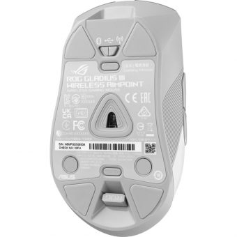 Asus ROG Gladius III Wireless Aimpoint Gaming Mouse White 90MP02Y0-BMUA10 - Image 7