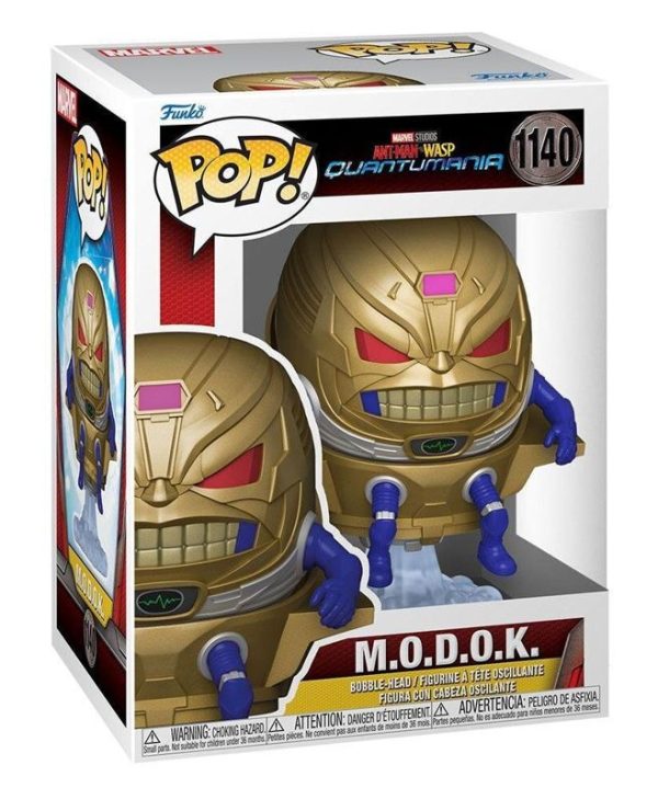 Funko Pop! Marvel: Ant Man Wasp Quantumania - M.O.D.O.K #1140 Bobble-Head 889698704939