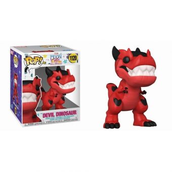 Funko Pop! Super Marvel: Moon Girl & Devil Dinosaur S1 - Devil Dinosaur #1120 Bobble-Head 889698656733