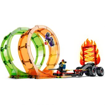 Lego City Stuntz:  Double Loop Stunt Arena 60339 - Image 4
